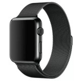 Cumpara ieftin Curea Bratara Apple Watch 42mm 44mm 45mm Milanese Loop Black