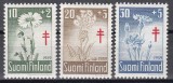 Finlanda 1959 - Flori - Prevenirea tuberculozei, MNH, Nestampilat