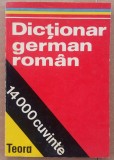 (C509) DICTIONAR GERMAN-ROMAN - 14.000 DE CUVINTE