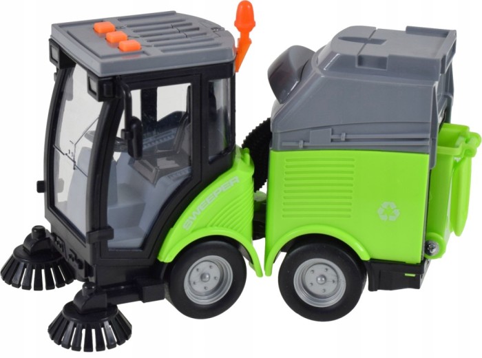 MAȘINĂ DE CURĂȚAT STRĂZILE JUCĂRIE VEHICUL DE STRADĂ CU BATERIE MAȘINĂ FUNCȚIONALĂ