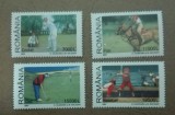 TIMBRE ROMANIA MNH LP1588/2002 SPORTURI CU CROSE SERIE SIMPLA, Nestampilat