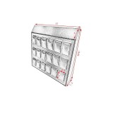 Cumpara ieftin Stander vertical pentru ceasuri bijuterii 18 spatii