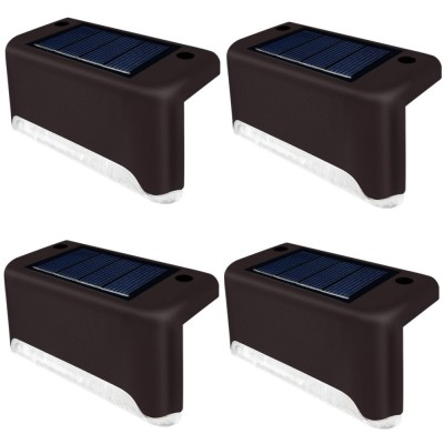 Set 4x Lampa Solara MRG M1106, Pentru Scara, Gard, 3800k, Lumina Calda C1195 foto