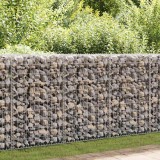 vidaXL Perete gabion cu capace, 300 x 30 x 100 cm, oțel galvanizat 147821