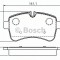 Set placute frana,frana disc IVECO DAILY V autobasculanta (2011 - 2014) BOSCH 0 986 494 460
