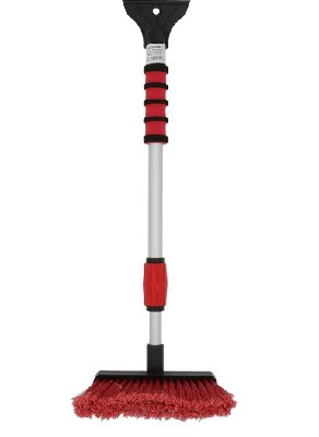 Racleta gheata pentru geam cu perie Nigrin lungime 58-91 cm, latime 9 cm foto