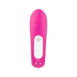 Vibrator dublu TOYZ4LOVERS Elys Be Amazed, control prin telecomandă, 9 funcții de vibrație, rezistent la apă, roz
