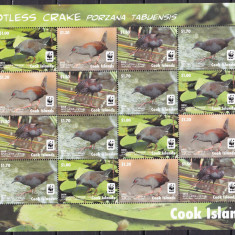 Cook 2014 fauna pasari WWF MI 1997-2000 klb. MNH w68