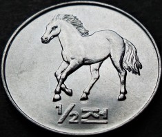 Moneda FAO 1/2 CHON - COREEA de NORD, anul 2002 * cod 3821 - UNC DIN FASIC!