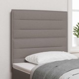 Cumpara ieftin Tăblie cap cu headboard Manual Gri taupe 100 cm țesătură