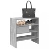 VidaXL Rafturi pentru pantofi 2 buc stivuibile gri Sonoma 60x30x30,5cm