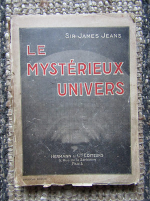 Sir James Jeans&amp;lrm; &amp;lrm;Le myst&amp;eacute;rieux univers foto