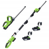 Set unelte electrice fara fir, 2 piese, cu &icirc;ncarcatoare&amp;baterii GartenMobel Dekor