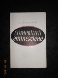 DUMITRU MURARASU - COMENTARII EMINESCIENE (1967)