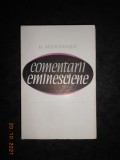 DUMITRU MURARASU - COMENTARII EMINESCIENE (1967)