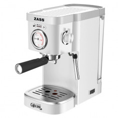 Espressor de cafea Zass ZEM 08, presiune 20 bari, rezervor 1,2L detasabil - RESIGILAT