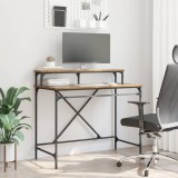 vidaXL Birou Lemn Vechi 100 x 50 x 90 cm Lemn compozit 881276