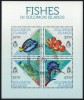 INSULELE SOLOMON 2013 - Fauna, Pesti/ set complet - colita + bloc, Stampilat