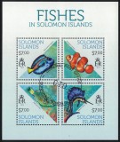 Insulele Solomon 2013: Fauna si Pesti - Set Complet, Colita si Bloc. Timbre Straine cu Animale Marine