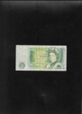 Marea Britanie (Anglia) 1 Pound - Bancnota UK, Seria 539328 - Colectie Numismatica