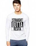 Cumpara ieftin Bluza barbati alba - Straight Outta Resita - M, THEICONIC