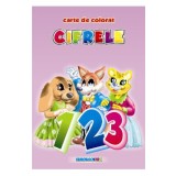 Cifrele - Carte de colorat A5