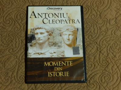 DVD film documentar ANTONIU si CLEOPATRA/Momente din Istorie/Colectia Discovery foto
