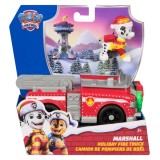 PATRULA CATELUSILOR VEHICUL SI FIGURINA MARSHALL CU ACCESORII DE CRACIUN SuperHeroes ToysZone