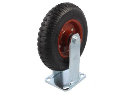 Roată de transport rigidă 200mm 235kg gumă foto