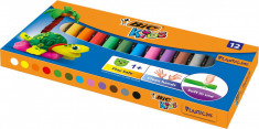 Plastilina BIC, 12 buc/cutie foto