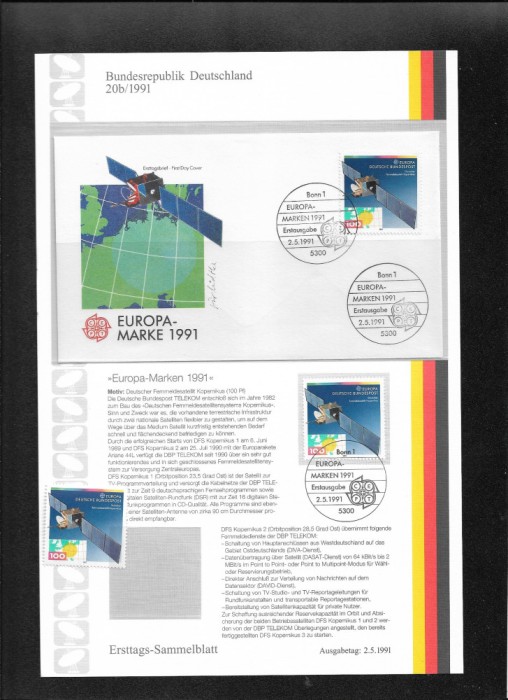 Germania FDC 20b.1991