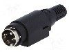 Conector alimentare DC, {{Tensiune nominala}}, 3 pini, seria {{Seria producatorului}}, {{Dimensiune pin}}. NINIGI - PC-MDP-401-3P