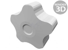 Buton Reglare 40mm M6 Ro?u foto
