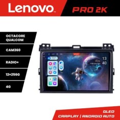 Navigatie Toyota Prado 2007- Lenovo Kit-456 8 core QLED 2K 12+256 360 Android Waze USB Navigatie Internet Youtube Radio v1 CarStore Technology