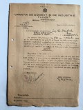 Instiintare emisa de Camera de Comert si de Industrie Ploesti 1945 / CD1P