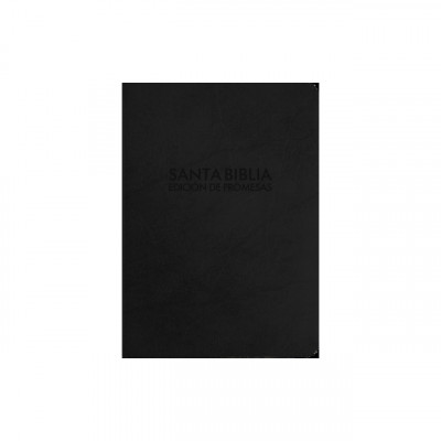 Santa Biblia de Promesas Reina Valera 1960 / Compacta / Piel Especial Color Negro foto