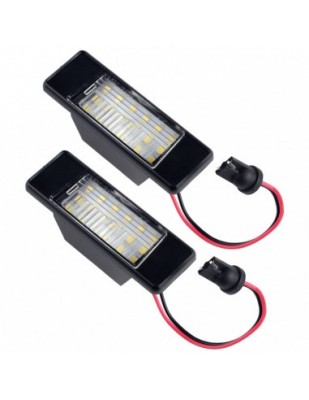 Set 2 lampi numar led Nissan Qashqai, Juke, X-Trail foto