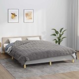 vidaXL Pătură cu greutăți, gri, 200x225 cm, 13 kg, material textil 350781