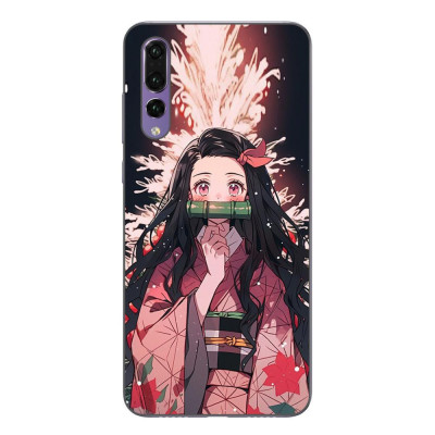 Husa compatibila cu Huawei P20 Pro Silicon Gel Tpu Model Demon Slayer Nezuko foto