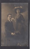 Foto tip Carte Postala Romania - cuplu - foto atelier Fotoglob Weiss Iasi