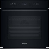 Cuptor incorporabil Whirlpool WOI78PT1SBA, Electric, Autocuratare pirolitica + hidrolitica, 73 l, Clasa A+, 6th Sense, negru