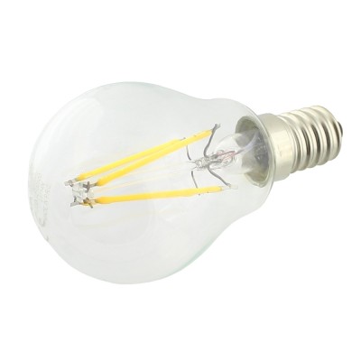 Bec cu filament LED, dulie E27, 4W, 220V, lumina alb-cald, 158501 foto