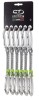 Set 6 Bucle echipate Lime Dyneema lungime 12 cm, latime 11 mm
