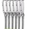 Set 6 Bucle echipate Lime Dyneema lungime 12 cm, latime 11 mm