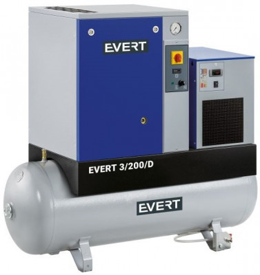 Compresor Aer Evert 200L, 400V, 3.0kW EVERT3/200/D foto
