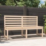 VidaXL Bancă de grădină, 157,5 cm, lemn masiv de pin
