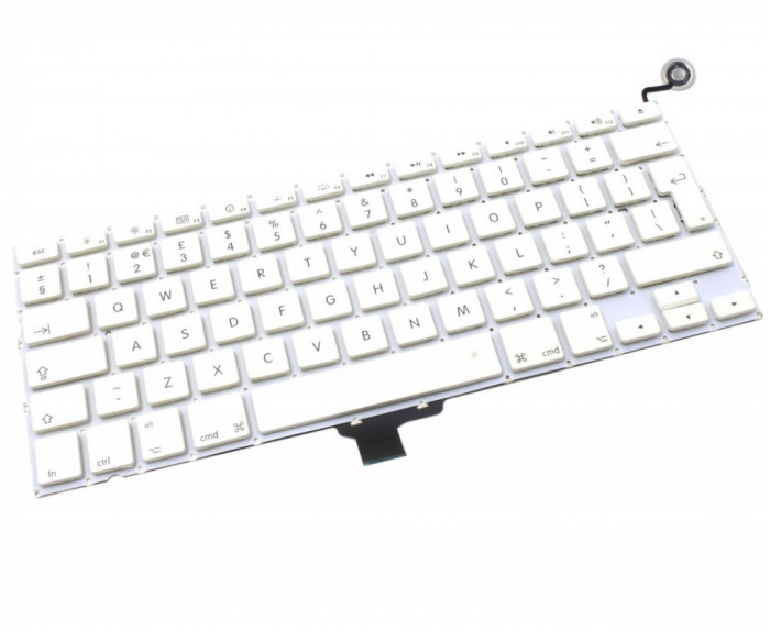 Tastatura Laptop, Apple, MacBook A1342, 2009, 2010, layout UK, alba