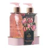 Set Cadou Delightful Duo, Velvet Rose &amp; Peony, 2 articole, The Luxury Bathing Company