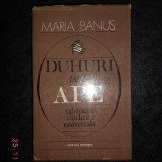 MARIA BANUS - DUHURI PESTE APE (1981, editie cartonata)