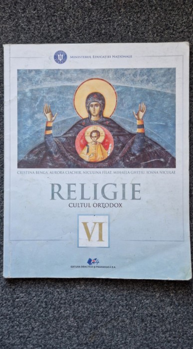 RELIGIE Manual pentru clasa a VI-a - Benga, Ciachir
